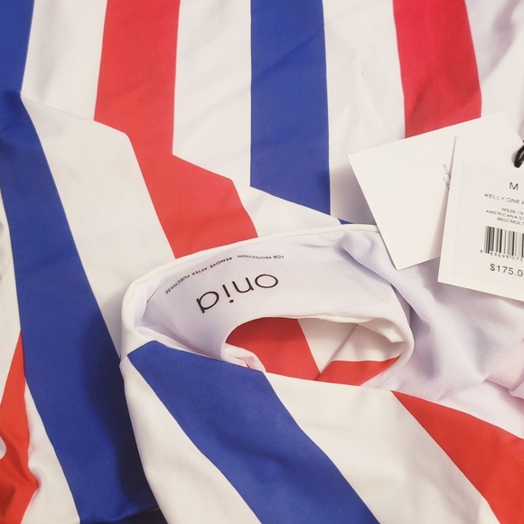 NWT $175 Revolve ONIA | American Stripe Placement - Picture 6 of 10